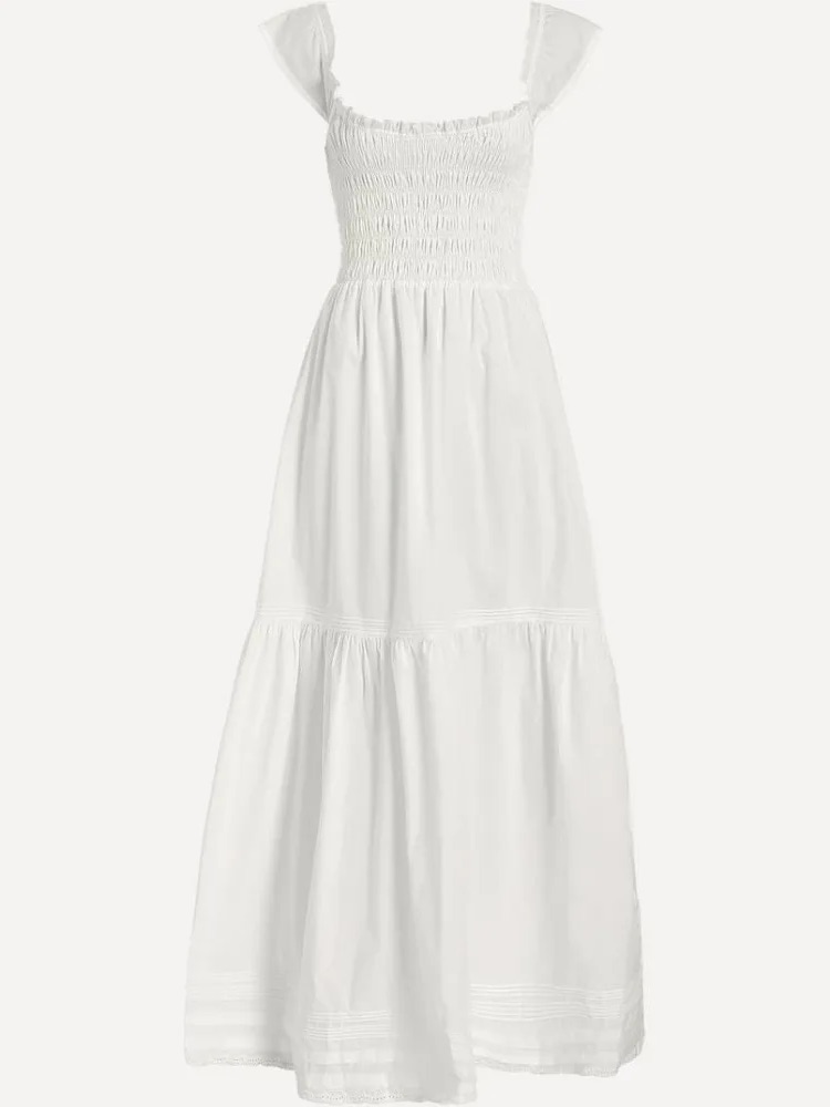 Faithfull The Brand White Maxi Dress